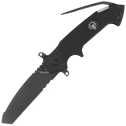 Extrema Ratio Glauca B1 NS Black Aluminum Knife, Black MIL-C N690 (04.1000.0139/BLK/NS)