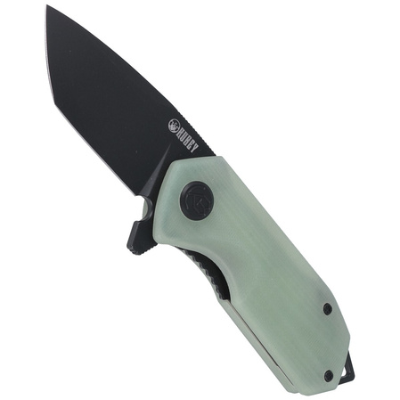 Kubey Campe KU203I Knife Jade G10, Dark Stonewashed D2