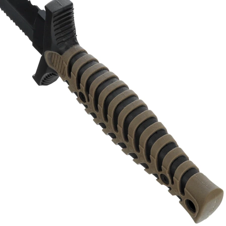 Nóż boot K25 RK-32206 Coyote ABS/Black Rubber, Black Titanium 7Cr17Mov