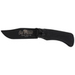 Antonini Old Bear M Total Black Folding Knife, Aluminium Ring (9303/19_MNN)