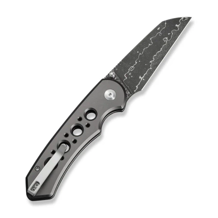 Civivi Pragma Prime Knife Gray Aluminum, Damascus (C24067-DS1)
