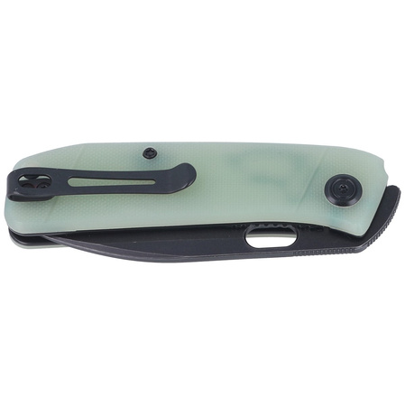 Kubey Knife Hyde, Jade G10, Dark Stonewashed 14C28N by Colin Maisonpierre (KU2104C)