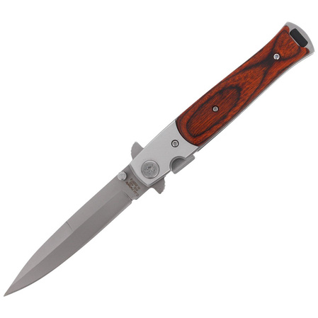 Herbertz CJH Italian Stiletto Pakka Wood Knife, Satin 420 (202612)