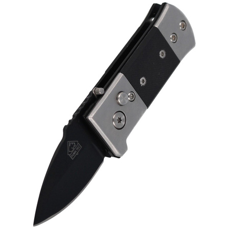 Puma TEC Black G10 / Stainless Automatic Knife, Black 420 (313307)