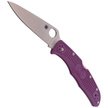 Nóż składany Spyderco Endura 4 FRN Purple Flat Ground Plain (C10FPPR)