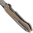 Nóż składany Bestech Torpedo Beige G10, Black Stonewashed / Satin D2 (BG17B-2)