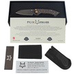 FOX Radius Carbon Fiber/Copper, Black PVD M390 by Denis Simonutti knife (FX-550 CFB)