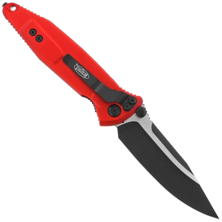 Nóż składany Microtech Socom Elite S/E-M Red Aluminum, Black M390MK by Tony Marfione (160-1RD)