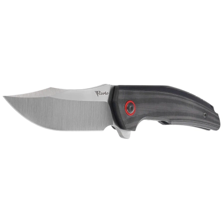 Reate Jack Jr. Knife Black Aluminium, Satin S30V (Jack Jr. BKAL SAT RDAL)
