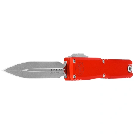 Microtech Ultratech Gen IV D/E OTF Knife Red Aluminum, Apocalyptic M390MK by Tony Marfione (11224-10APRD)