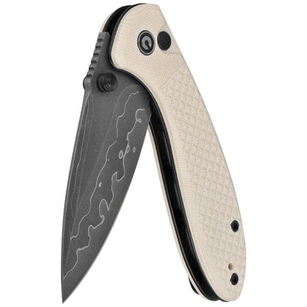 Nóż składany Civivi Faeger Ivory G10, Damascus (C24031-DS1)