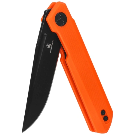 Nóż składany Bestechman Mini Dundee DD Orange G10, Black PVD D2 by Ostap Hel (BMK08C)