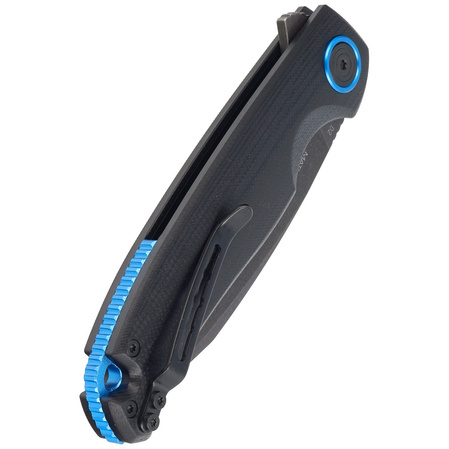 Nóż składany BlackFox Argus Black G10, Black Stone Washed D2 by Grigorii Matveev (BF-760)