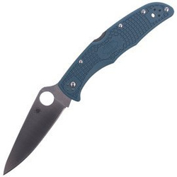 Nóż składany Spyderco Endura 4 FRN Blue, K390 Plain (C10FPK390)