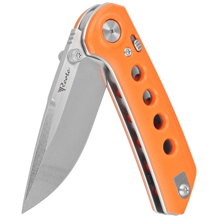 Nóż składany Reate PL-XT Orange G10, Stonewashed Nitro-V