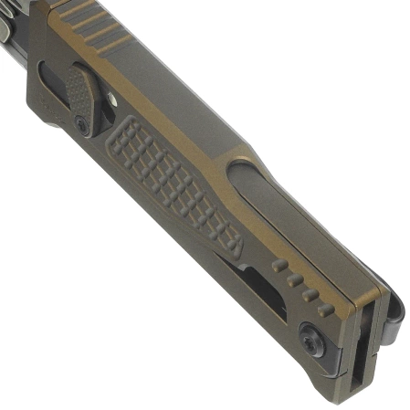 Nóż grawitacyjny Reate EXO-U V2 Gravity Diamond Pattern Bronze Aluminium, Stainless Steel