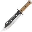 Third Decor Habitat Constrictor Knife Brown Rubberized ABS, Stonewashed/Satin 420 (H0302)