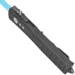 Microtech Ultratech D/E Jedi Knight Signature OTF Knife Tri-Grip Black Aluminum, Blue M390 by Tony Marfione (122-1JK)