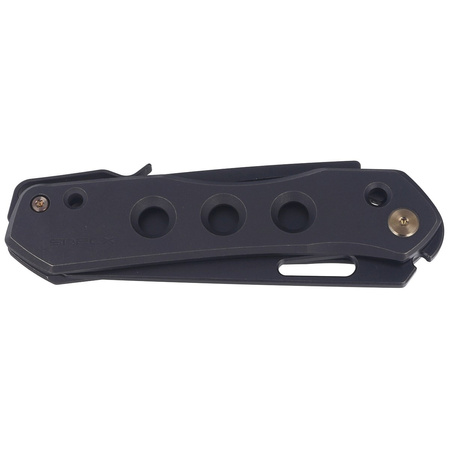 WE Knife Vision R Black Titanium, Black Stonewashed CPM 20CV by Snecx Tan (WE21031-2)