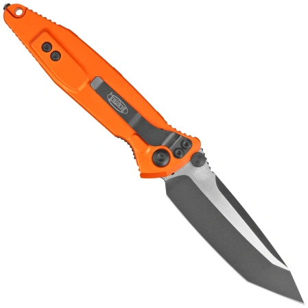 Nóż składany Microtech Socom Elite T/E-M Orange Aluminium, Black M390MK by Tony Marfione (161-1OR)
