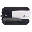 CIVIVI Mini Sandbar Green Micarta, Black Stonewashed by Eric Ochs (C20011-3)