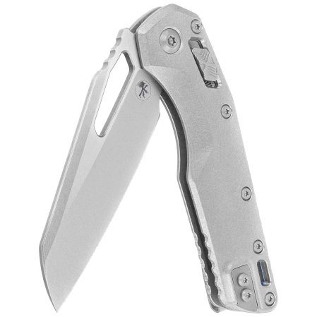 Microtech MSI S/E Ram-Lok Marfione Select Stonewashed Titanium, Blue HW, Stonewashed M390MK by Tony Marfione (210-10MS2)