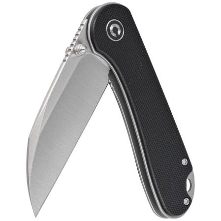 Nóż składany Civivi Elementum Wharncliffe Black G10, Satin Nitro-V (C18062AF-1)