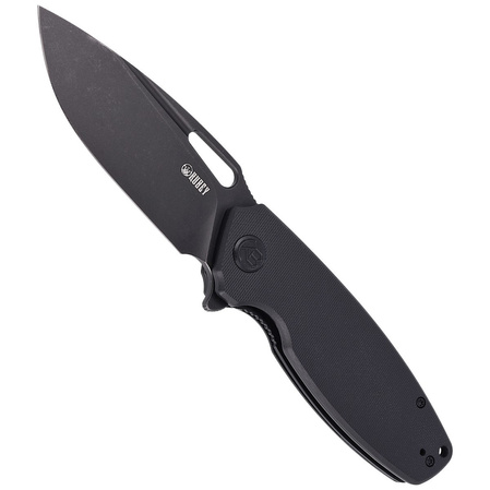 Nóż składany Kubey Tityus Black G10, Dark Stonewashed D2 (KU322C)