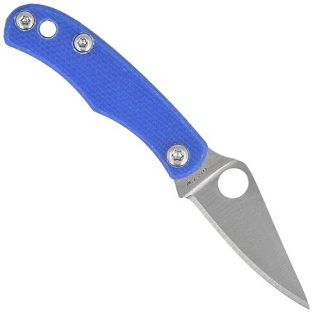 Nóż składany Spyderco Bug Blue G10, Satin 12C27 (C133GBLP)
