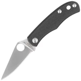 Nóż składany Spyderco Bug Black G10, Satin 12C27 (C133GBKP)