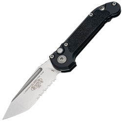 Microtech LUDT Gen III T/E Automatic Knife Black Aluminum, Stonewashed P/S M390MK by Tony Marfione (1136-11)