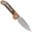 Microtech LUDT Gen III S/E Knife Tan Aluminum, Stonewashed M390MK by Tony Marfione (1135-10TA)