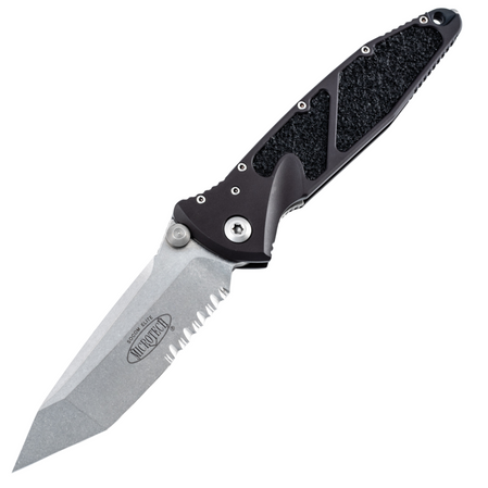 Microtech Socom Elite T/E Black Aluminuim, Stonewashed P/S M390 by Tony Marfione knife (161-11)