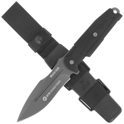 Nóż K25 RK-32499 RAH-66 Black Rubber, Titanium 7Cr17Mov