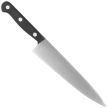 Nóż kuchenny MAM Cooks Chef 200 Black Polymer, Polished X50CrMoV15 (538)