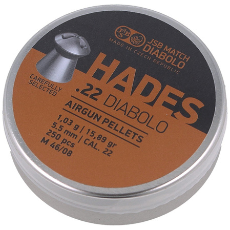 JSB Hades 5.50 mm pellets, 250 pcs (546290-250)