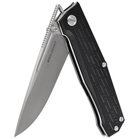 Real Steel Rokot Black G10, Satin N690 by Ivan D. Braginets (7641)