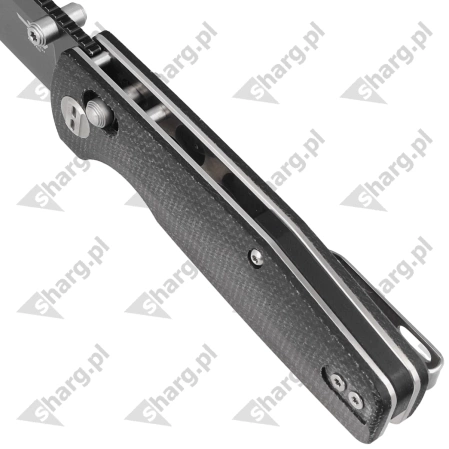 Bestech Slasher Knife Black Micarta, Black Stonewashed D2 (BG43A-2)