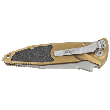Microtech Socom Elite Auto S/E Automatic Knife Tan Aluminum, Apocalyptic P/S M390 by Tony Marfione (160A-11APTA)