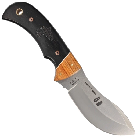 Muela Kudu LE No 450/1000 Granadillo Wood Knife, Satin 14C28N