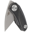Bestech Tulip Frame Lock Knife Black Titanium, Fine Stonewashed M390 by Ostap Hel (BT1913E)