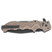 Extrema Ratio Glauca G1 Tactical Mud Aluminum Knife, Black MIL-C N690 (04.1000.0179/TM)