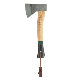 Adler Scout Hatchet Black / Green Ash Wood, C60 Carbon Steel (280.0E030A012)