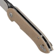 Nóż składany Bestech Torpedo Beige G10, Black Stonewashed / Satin D2 (BG17B-2)