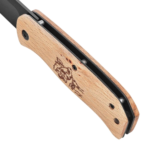 Martinez Albainox Country Wild Boar Knife Wood, Black 3Cr13Mov (25147GR630)