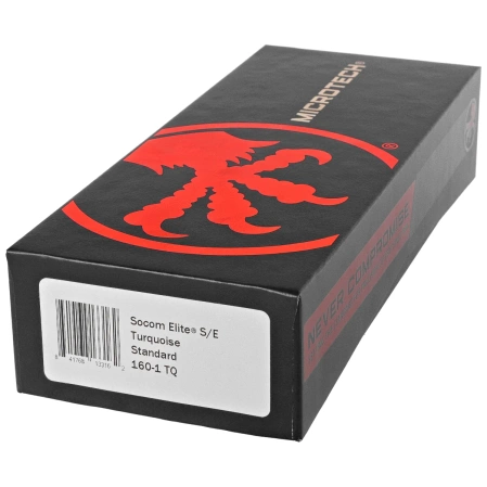 Nóż składany Microtech Socom Elite S/E-M Turquoise Aluminum, Black M390MK by Tony Marfione (160-1TQ)