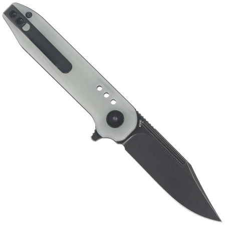 Nóż składany Bestech Syntax CP Transparent G10, Black Stonewashed CPM 154CM by Todd Knife and Tool (BG41C)