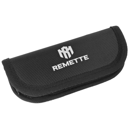 Remette RT-Meteor Knife Black Titanium/Gray Carbon Fiber, Pearlescent M390 (RTPT-B)