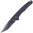 CIVIVI Mini Sandbar Black Micarta, Black Damascus by Eric Ochs (C20011-DS1)