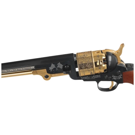 Rewolwer Pietta 1851 Colt Navy Yank Steel London Gettysburg Gold .44 (YAL44ST/GOLD/GTS)